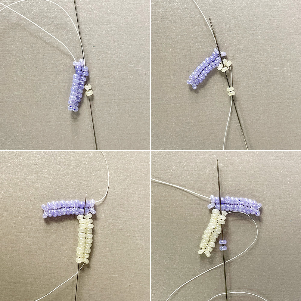 PandaHall Selected идея серег-пусетов в форме листьев из бисера-5