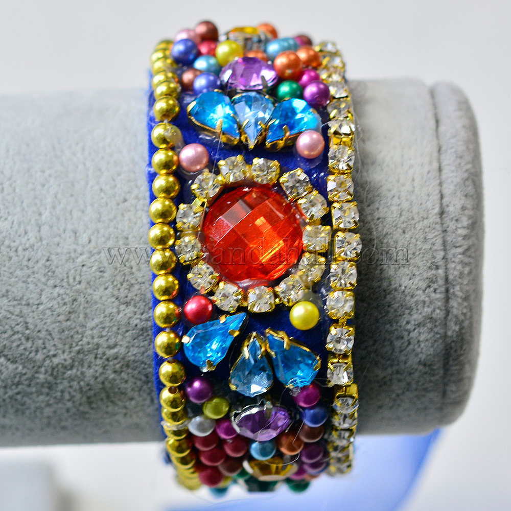 Charm Rhinestone Cuff Bracelets | Pandahall Inspiration Projects