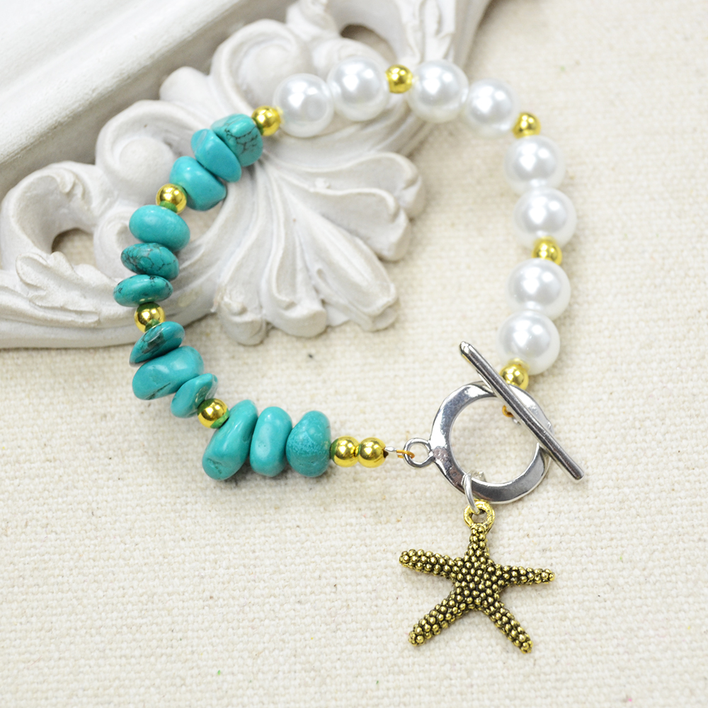 Lässiges Charm-Armband im Ozean-Stil