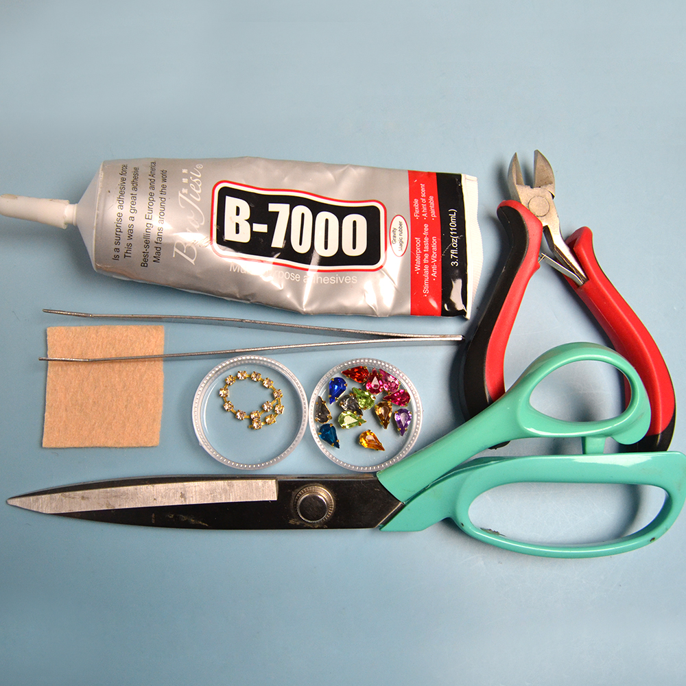 Рождественская елка из страз своими руками