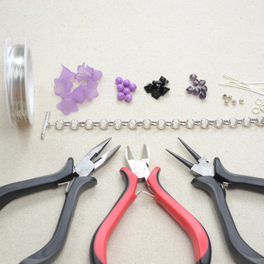 Браслет с цветочной гроздью-2