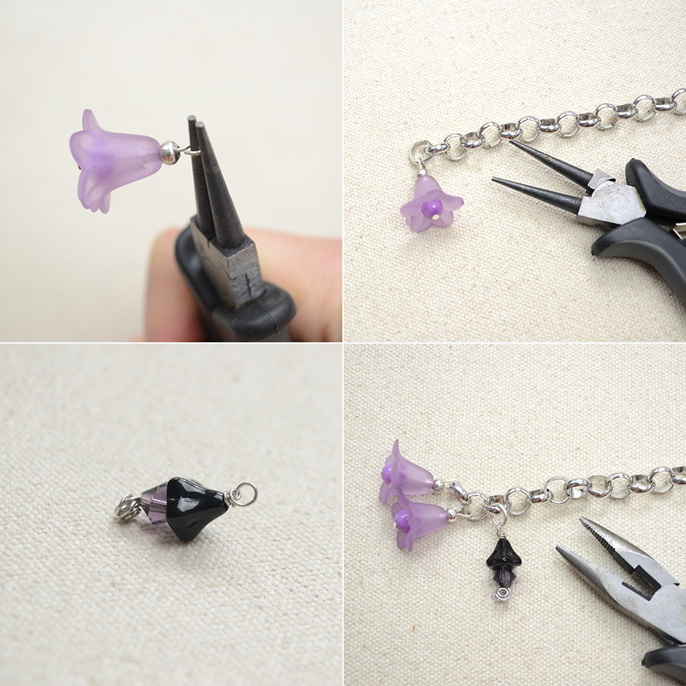 Браслет с цветочной гроздью-3