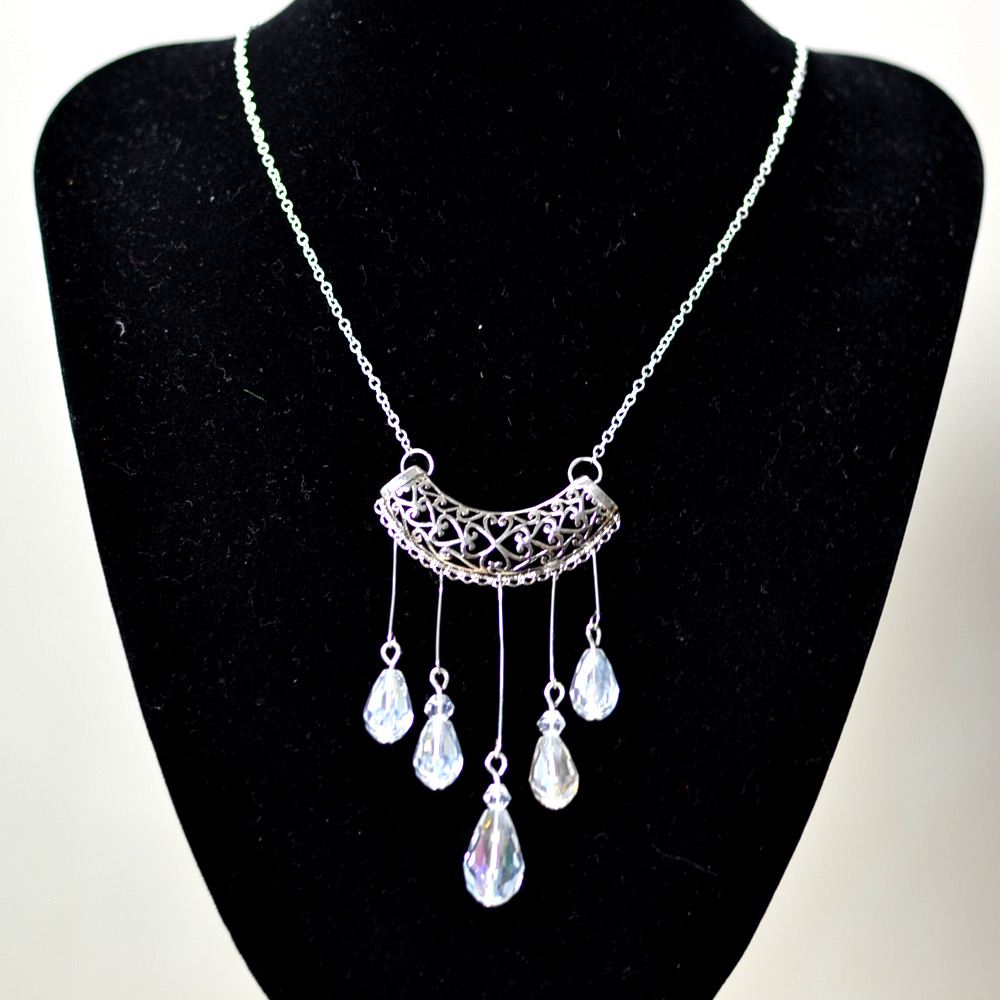 Ожерелье из стеклянных бусин в тибетском стиле-1