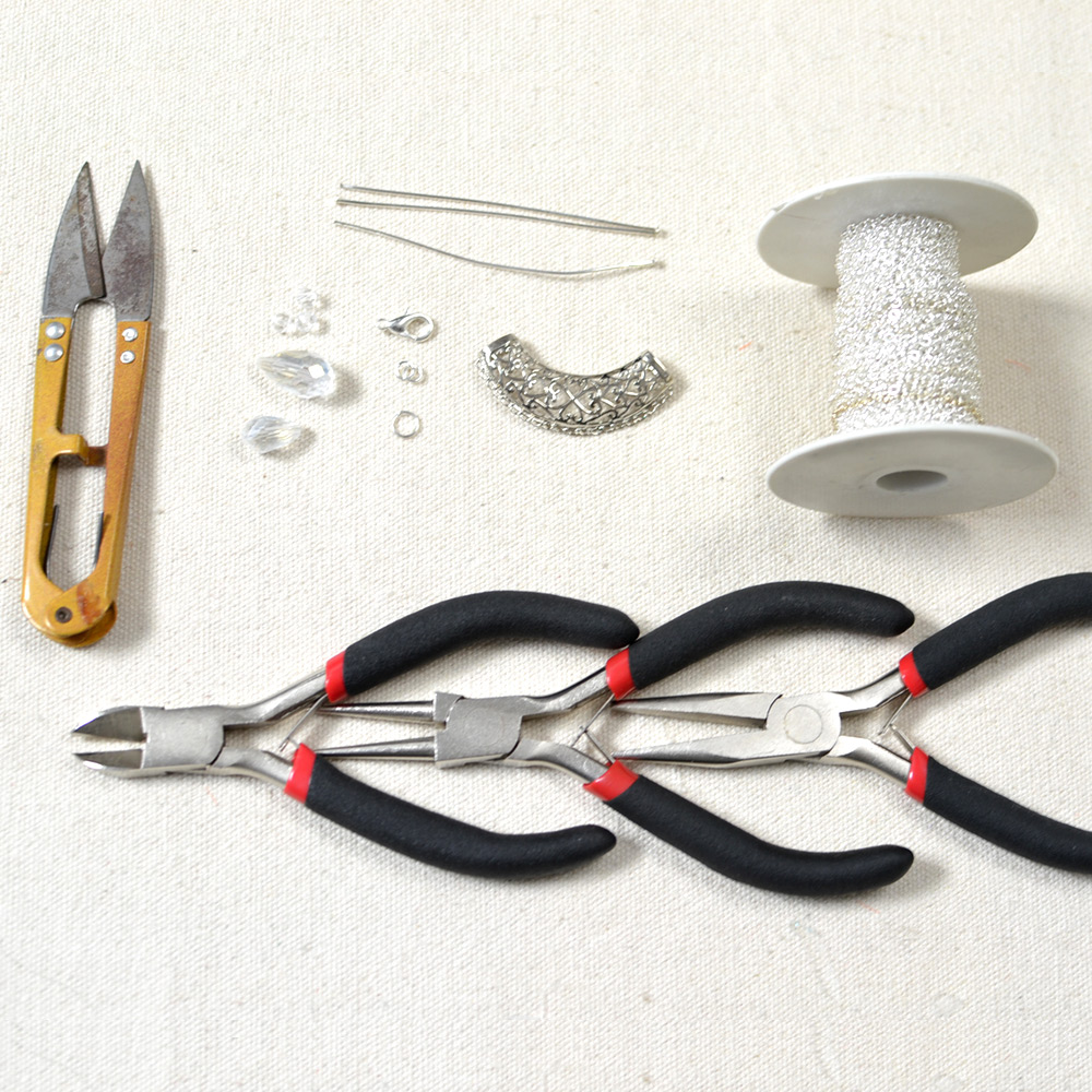 Ожерелье из стеклянных бусин в тибетском стиле-2