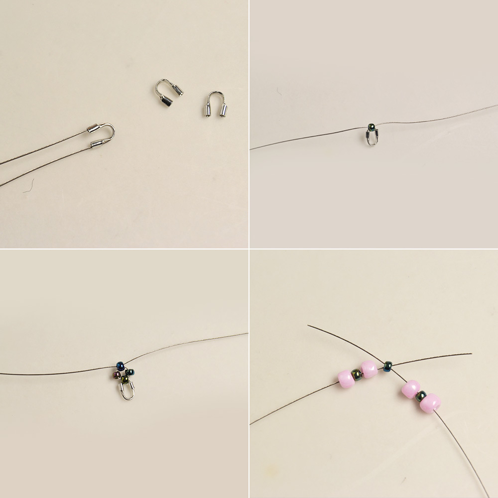 Rosa Armband mit süßen Saatperlenperlen