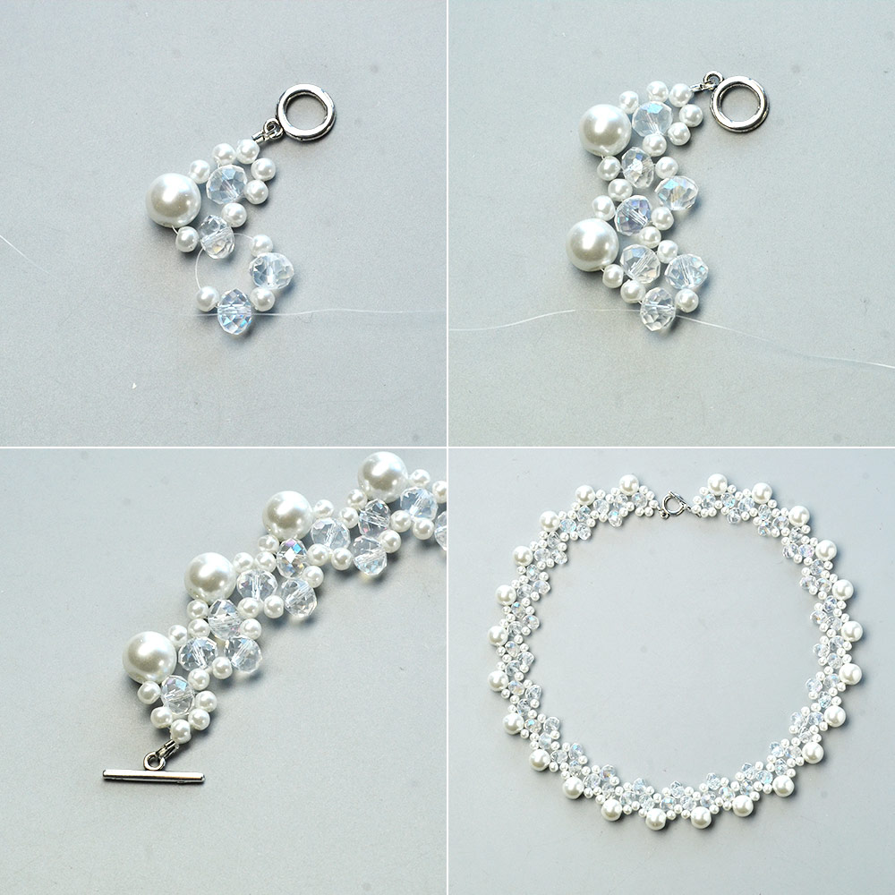 Романтическое свадебное ожерелье