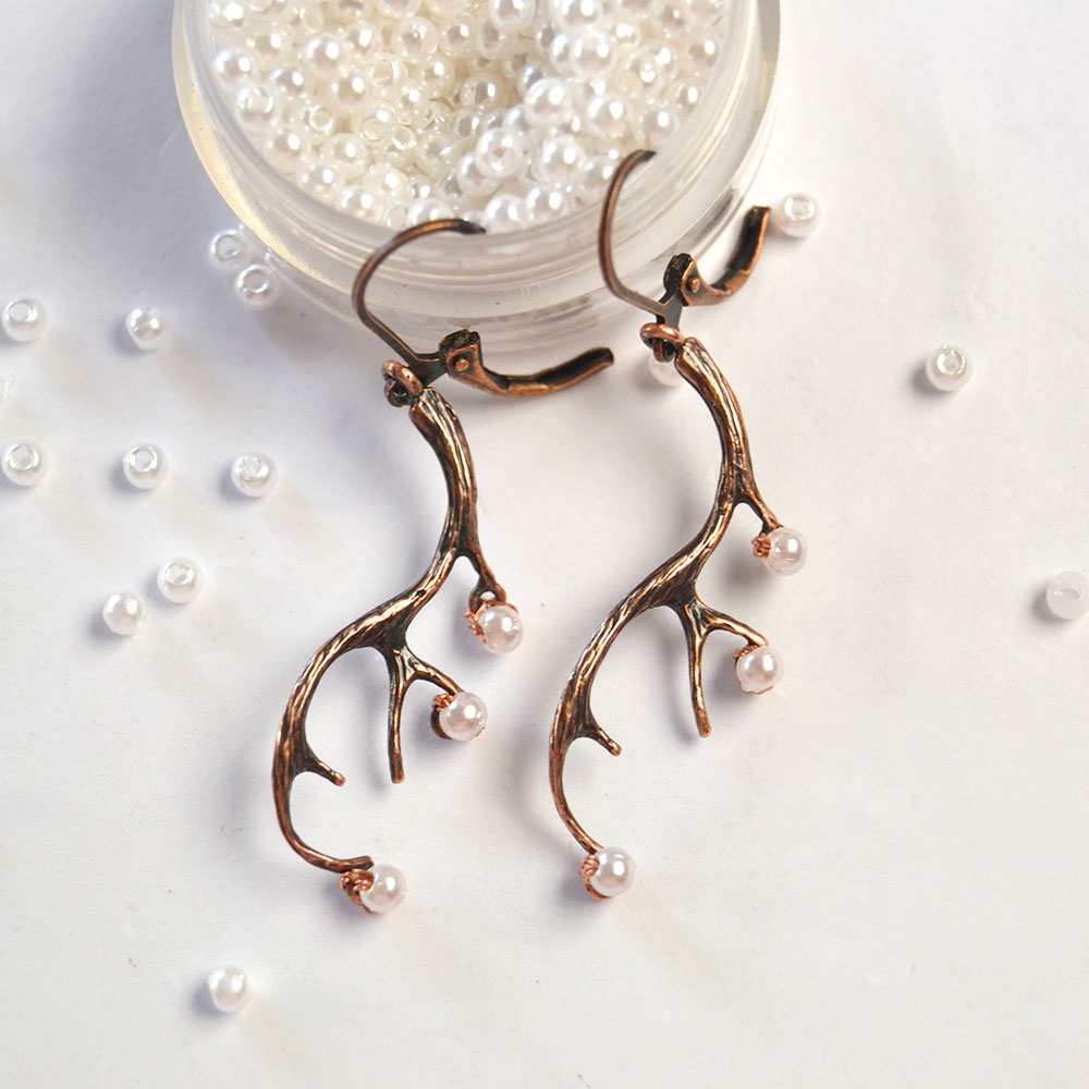 Серьги с рогами-1