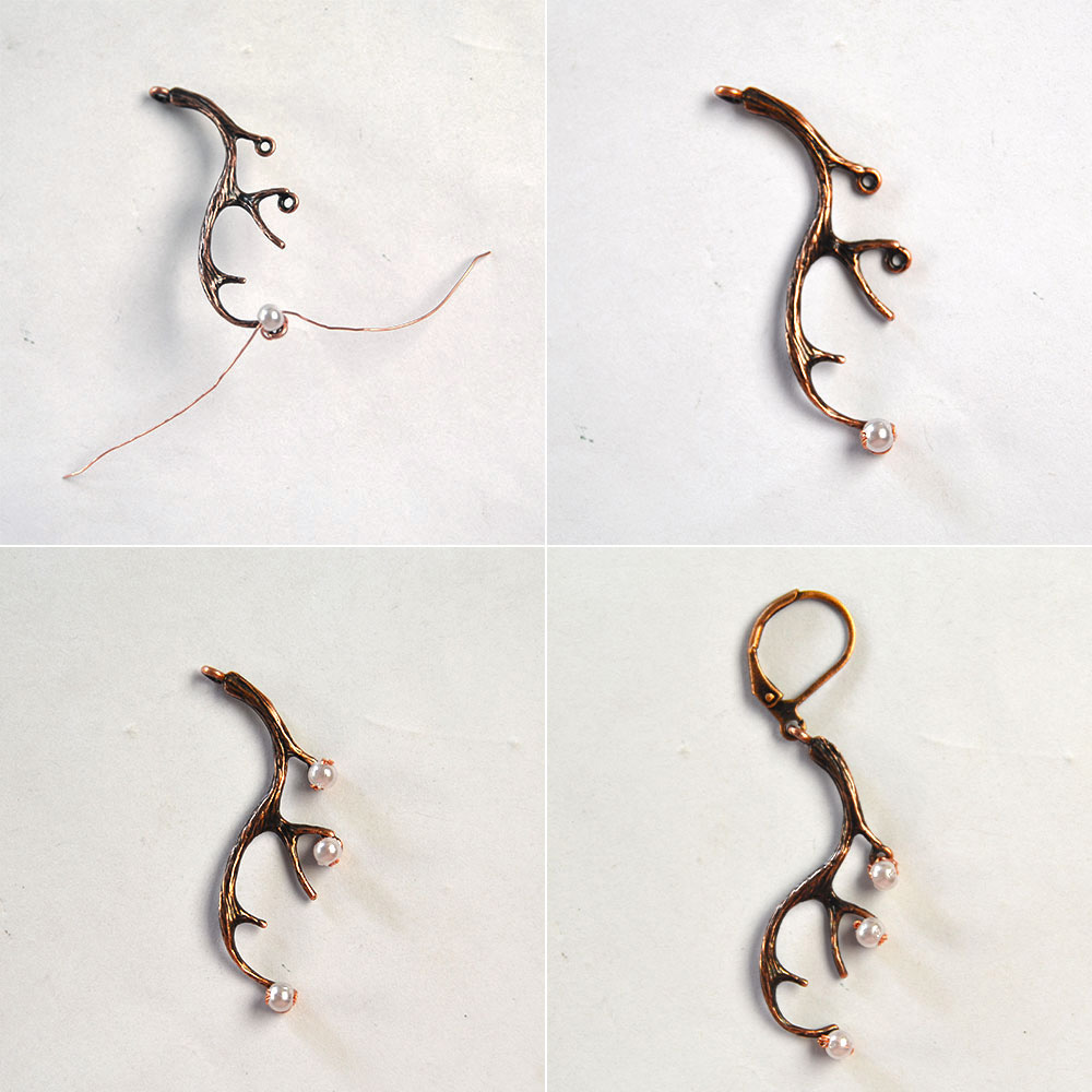 Серьги с рогами-3