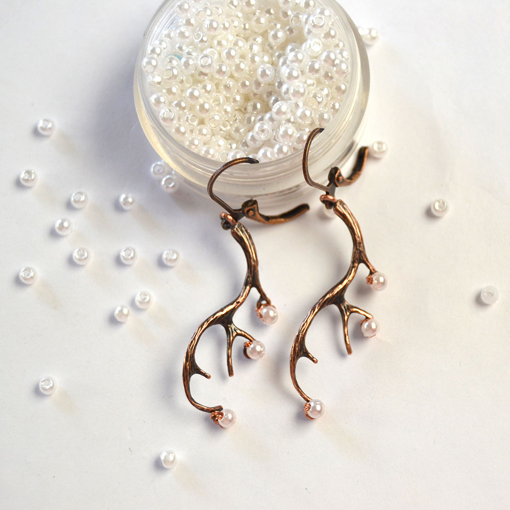 Серьги с рогами-5