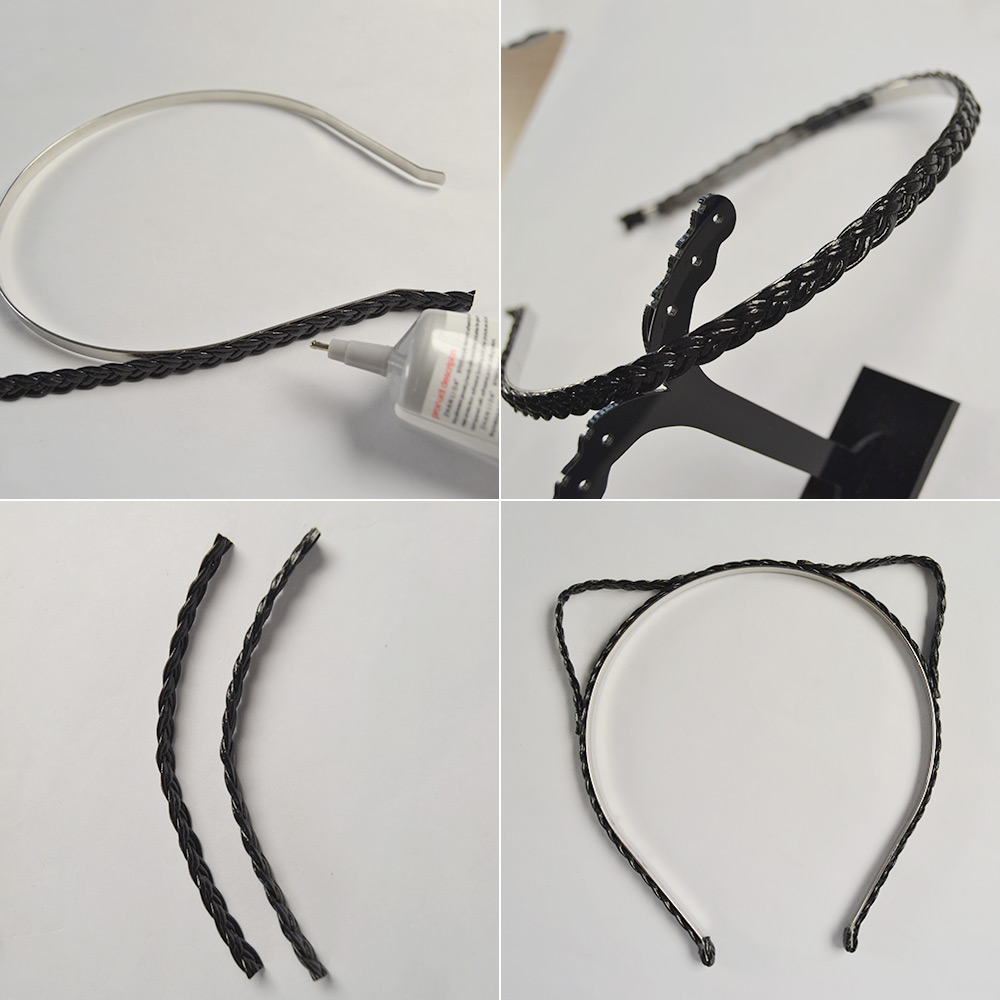 Милые аксессуары для волос с кошачьими ушками-3