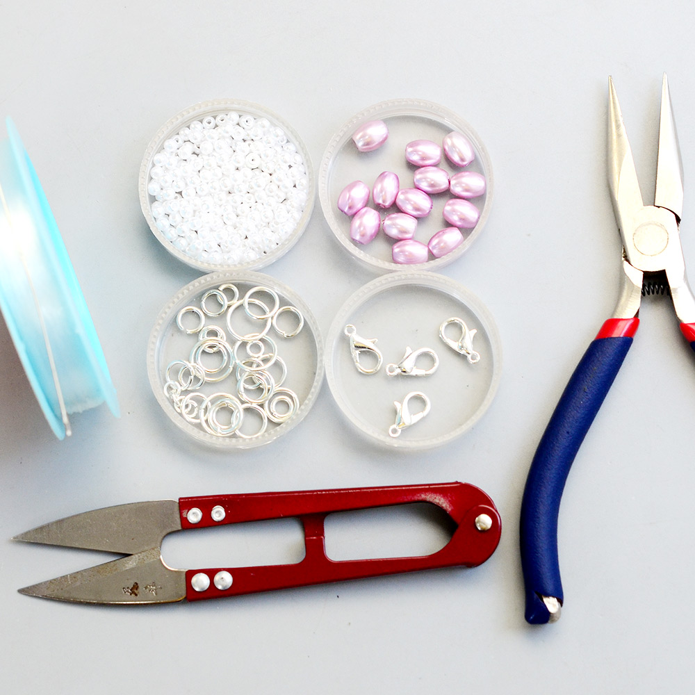 Браслет из сладкого розового жемчуга-2