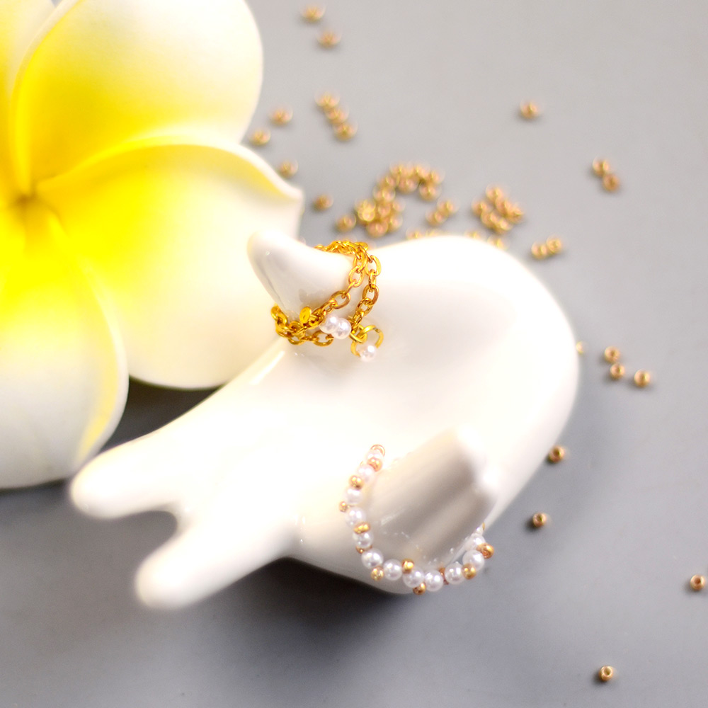 Набор бусин из колец-1