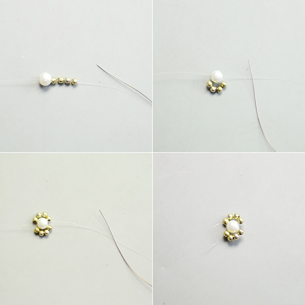 Серьги с пятиугольным жемчугом-3