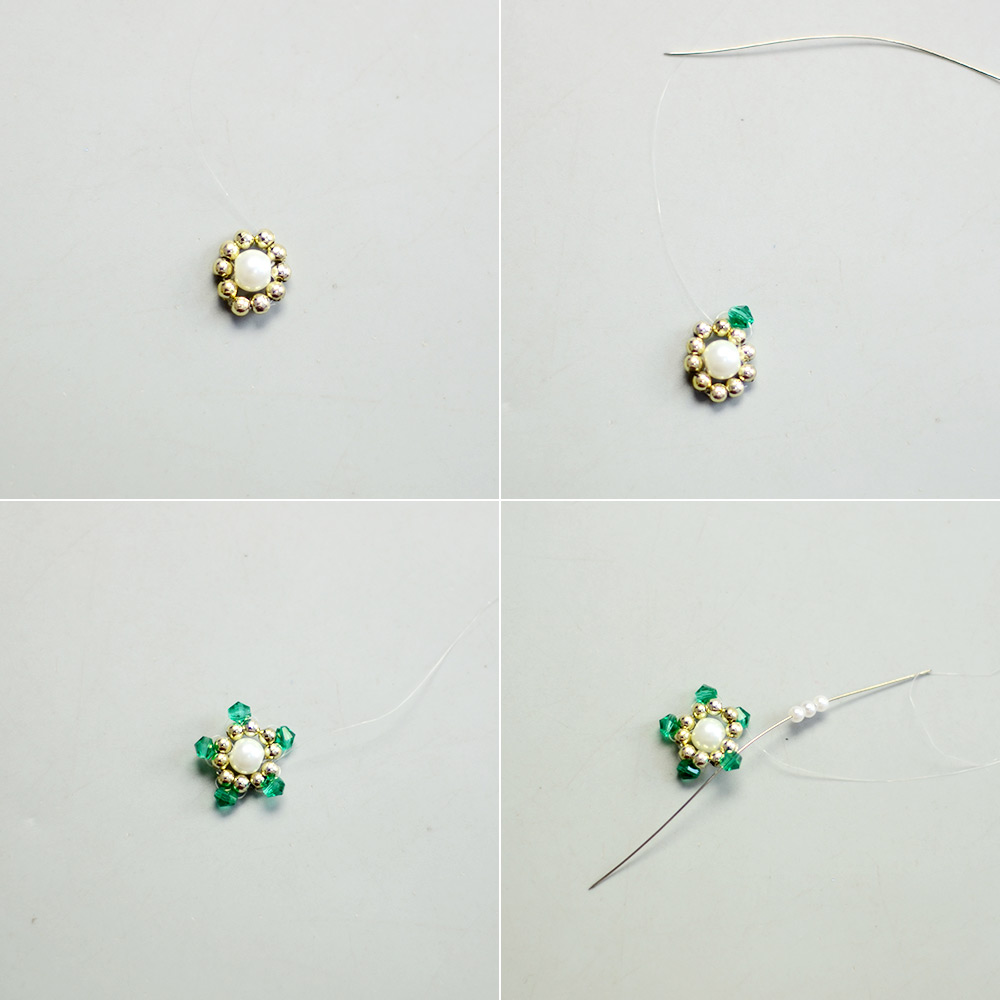 Серьги с пятиугольным жемчугом-4