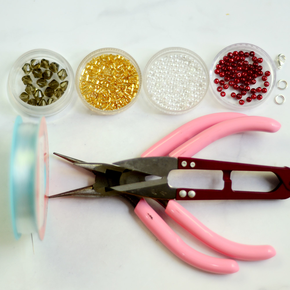 Браслет с жемчугом и кристаллами в стиле барокко-2