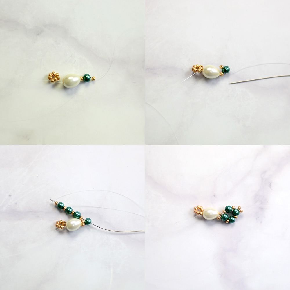 Браслет-цепочка с жемчугом-3