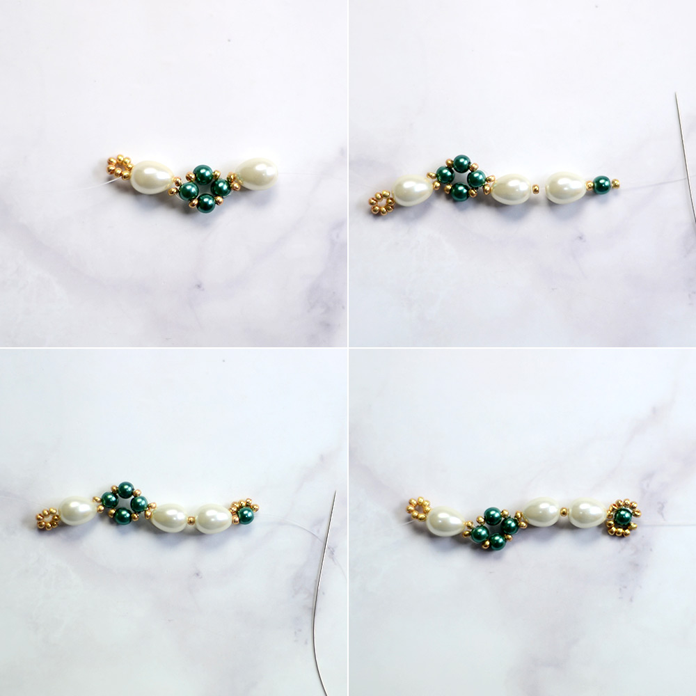 Браслет-цепочка с жемчугом-4