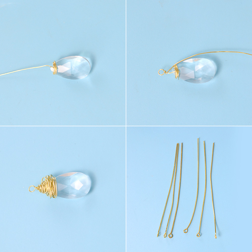 Кристальное колье с жемчугом-3