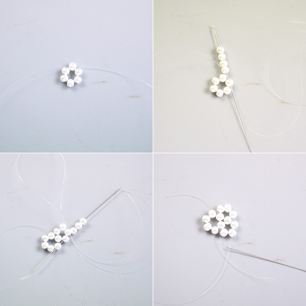 Рождественские серьги снежинки