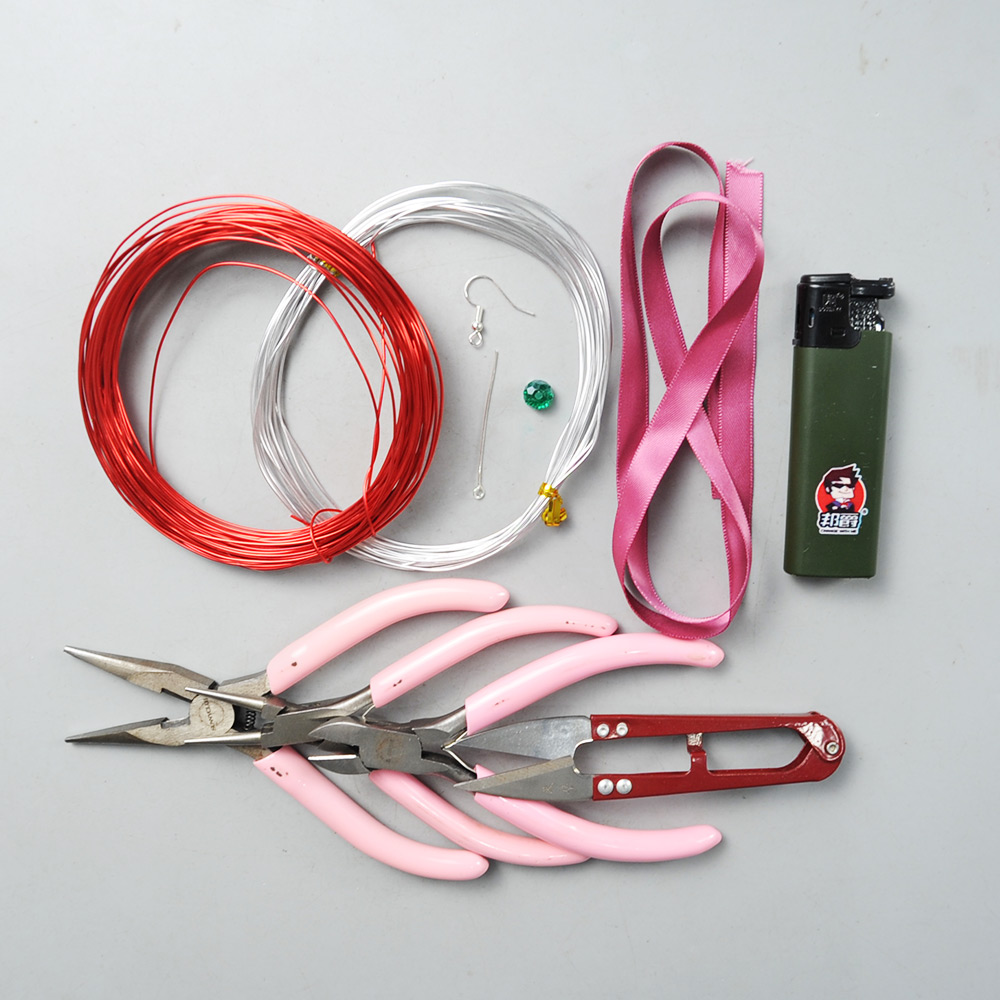 Рождественские серьги-конфеты с бантом-2