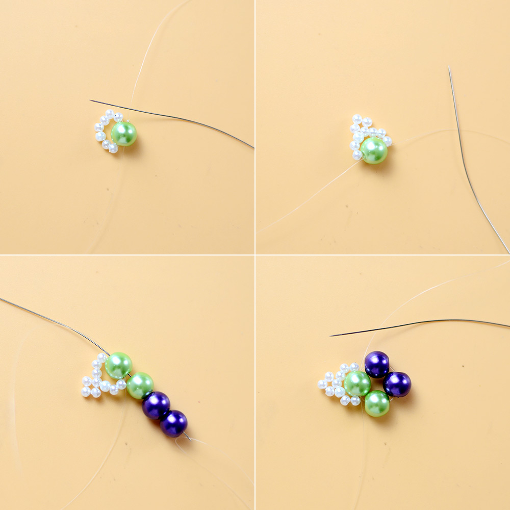 Buntes Perlenarmband