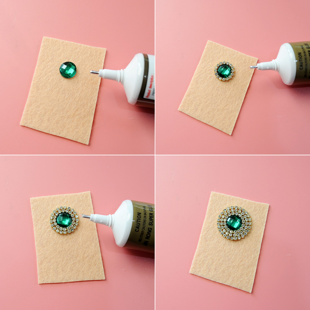 Роскошные серьги со стразами