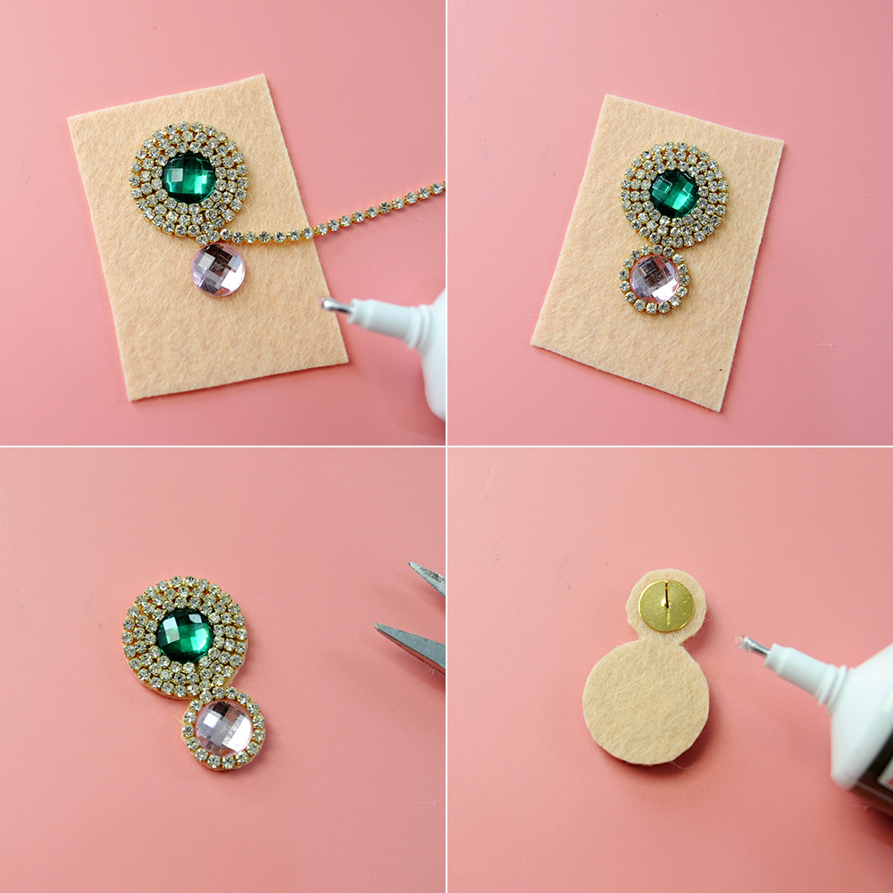 Роскошные серьги со стразами