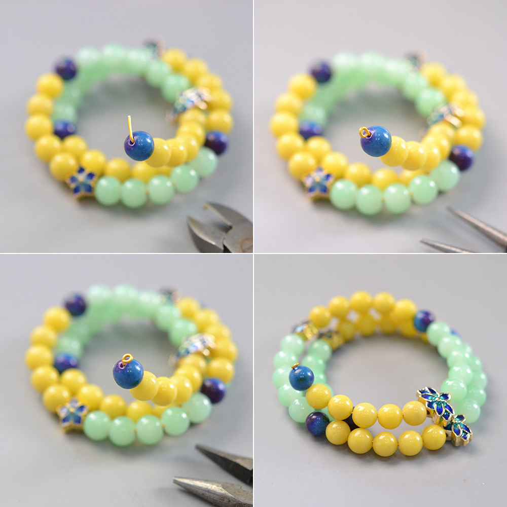 Красочный браслет из проволоки с эффектом памяти-5