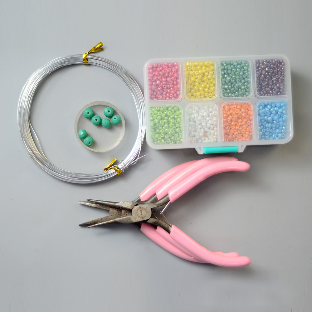 Спиральные аксессуары для волос с бусинами-2