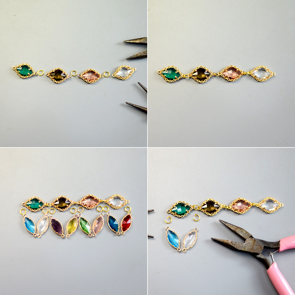 Красочное хрустальное колье-3