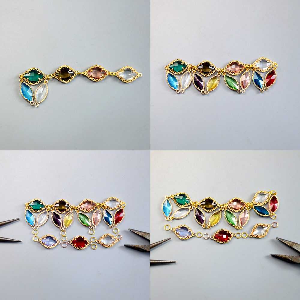 Красочное хрустальное колье-4