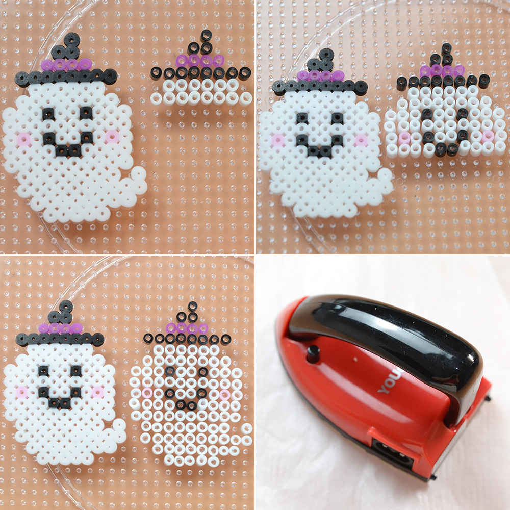 Хэллоуин предохранитель бусины серьги-призраки-3