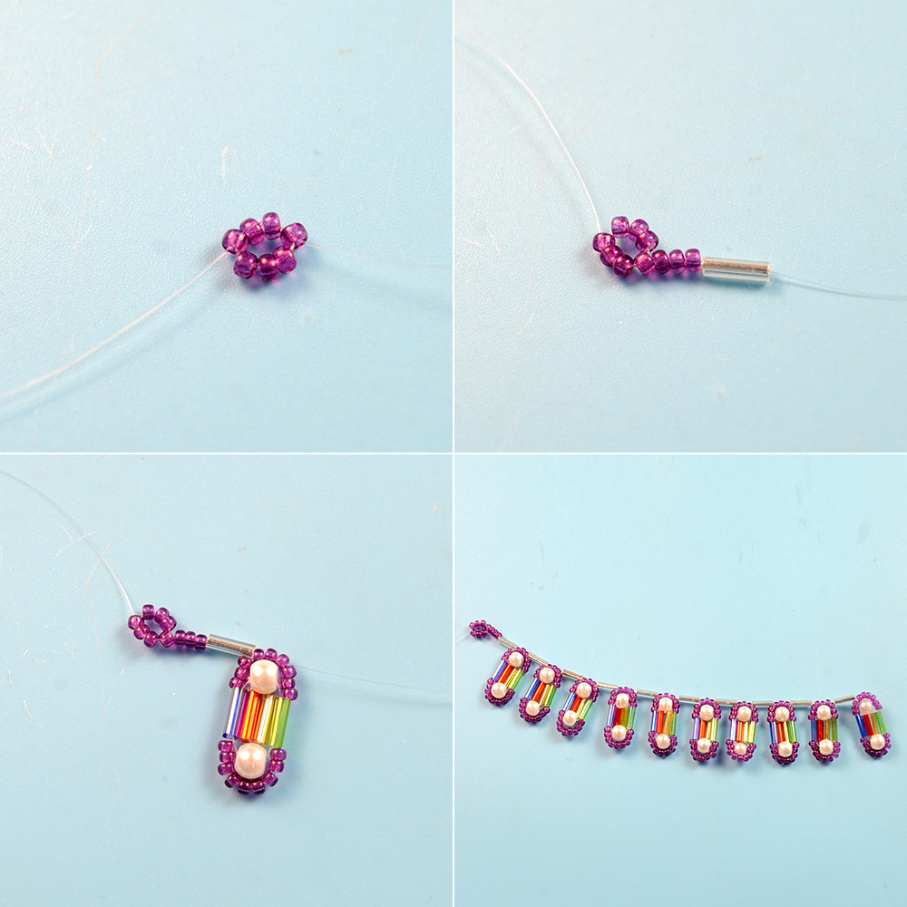 Браслет из стекляруса-4