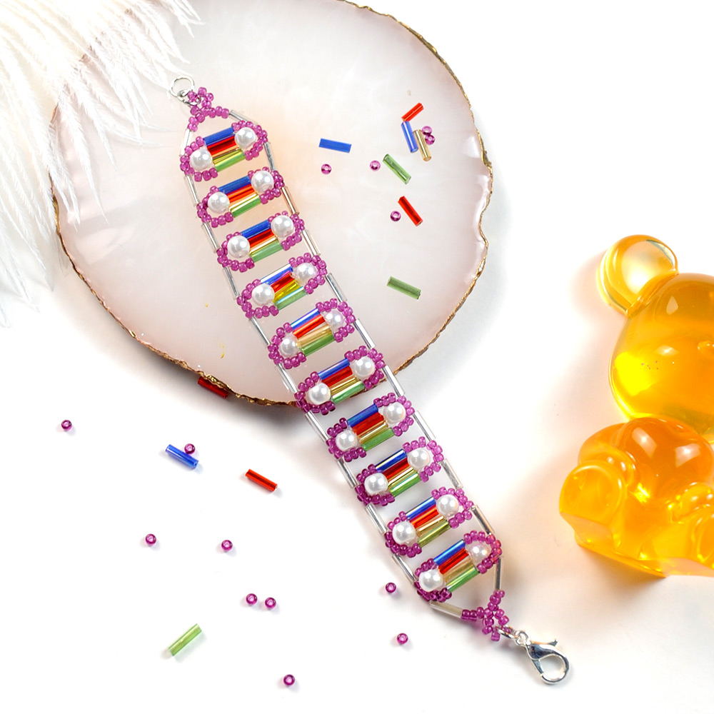 Браслет из стекляруса-6