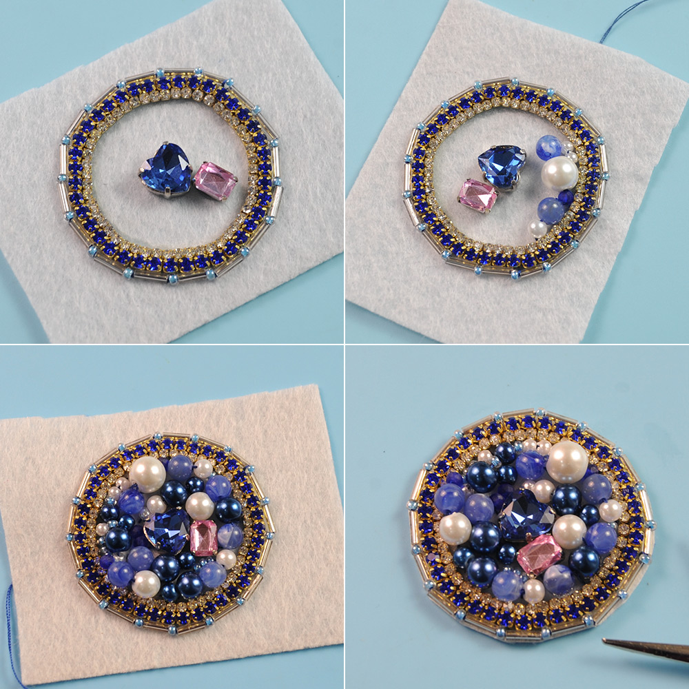Dégradé De Couleur,Tomber,Escarpins,Haut de Gamme Chaussure De Mariée