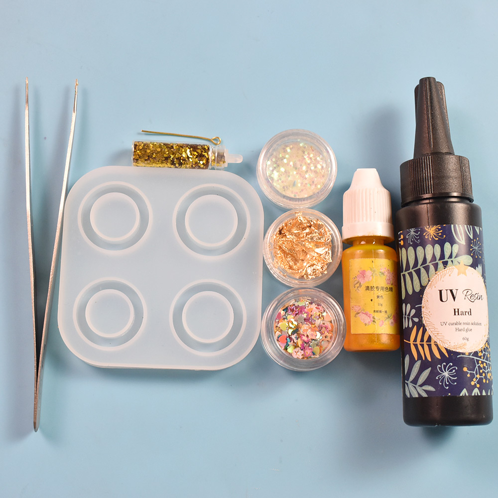 Блестящие кольца из смолы-2