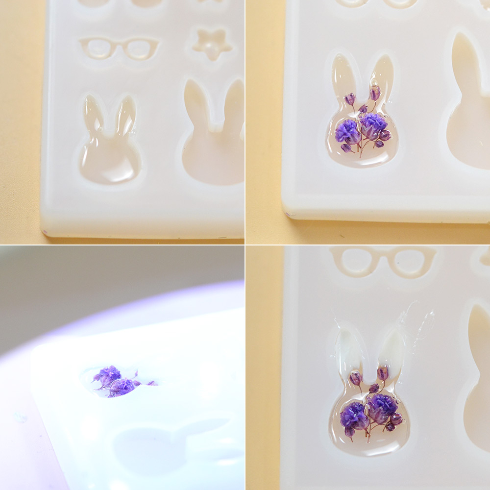 樹脂製の素敵なウサギのリング
