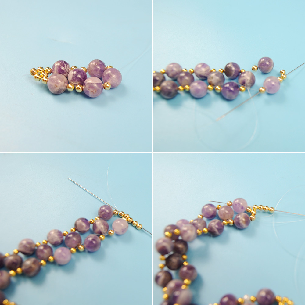 Старинный браслет из драгоценных камней-5