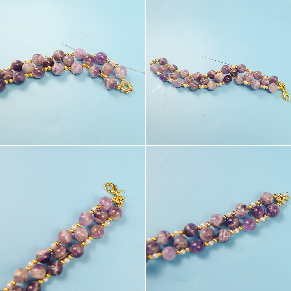 Старинный браслет из драгоценных камней-6