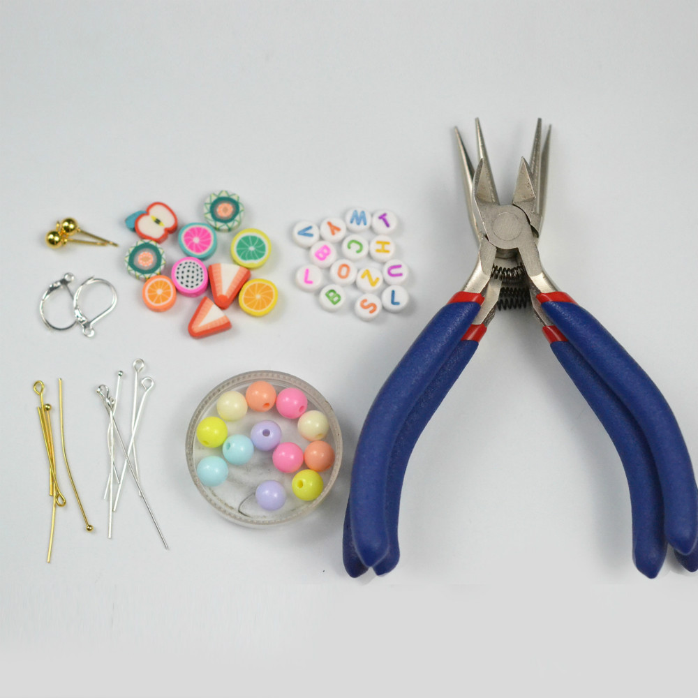 Серьги из полимерной глины с фруктами-2