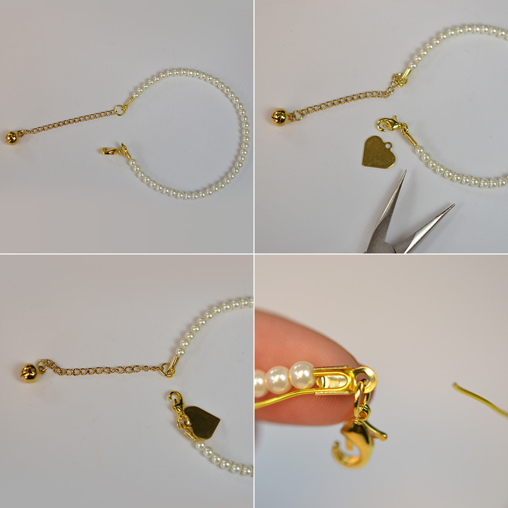 PandaHall Selected мастер-класс по изготовлению винтажного жемчужного браслета-5