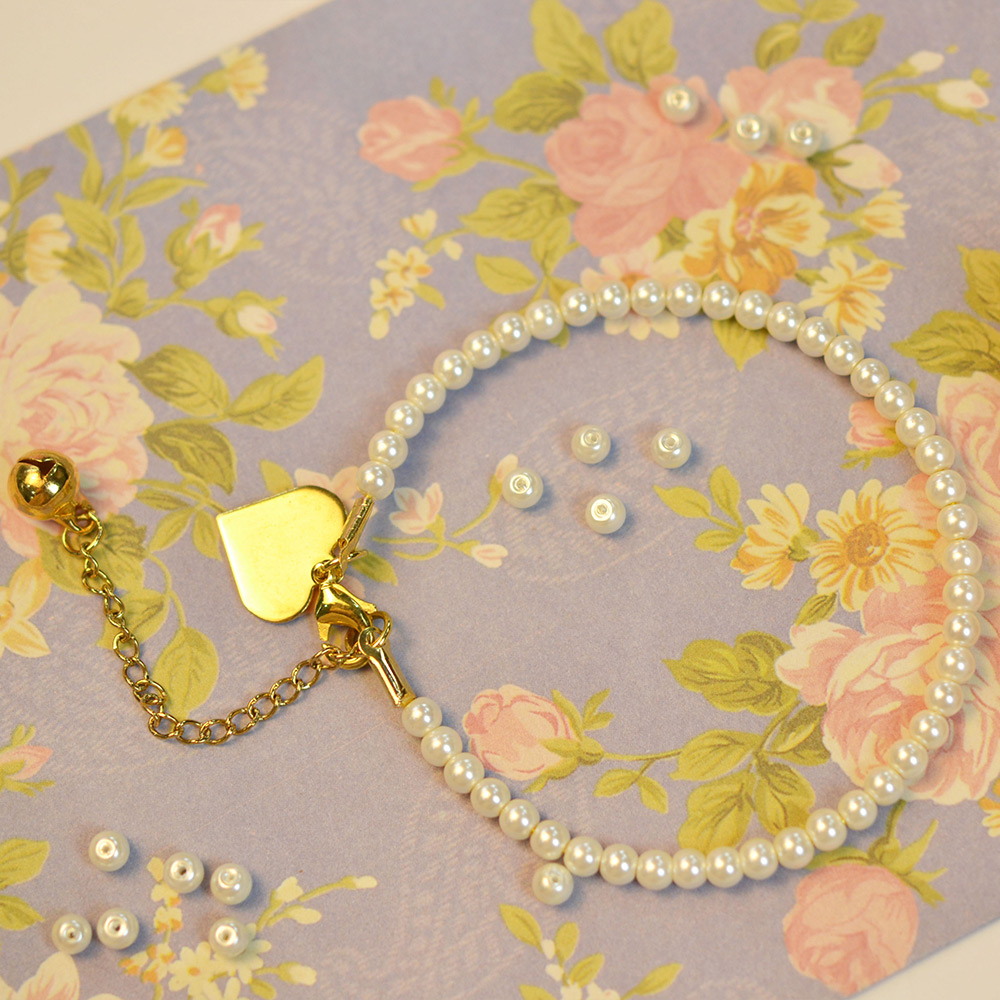 PandaHall Selected мастер-класс по изготовлению винтажного жемчужного браслета-6