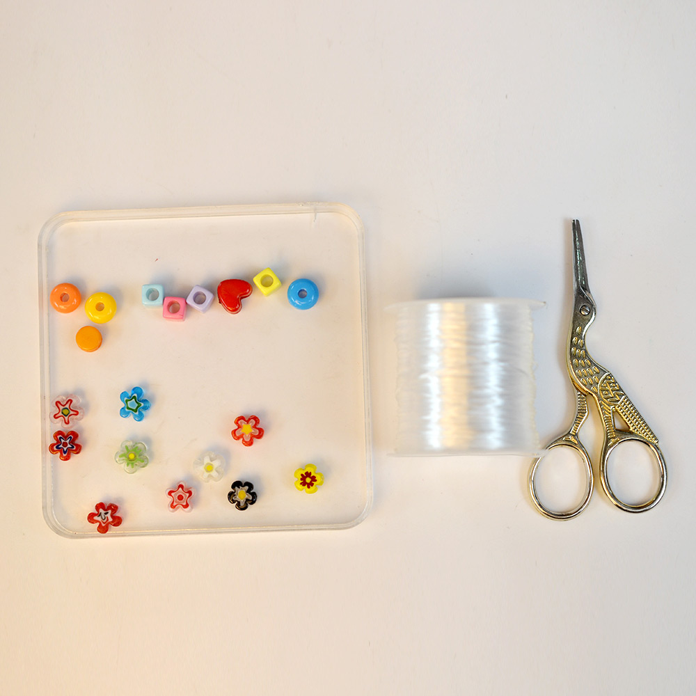 Живой браслет из различных бисера-2