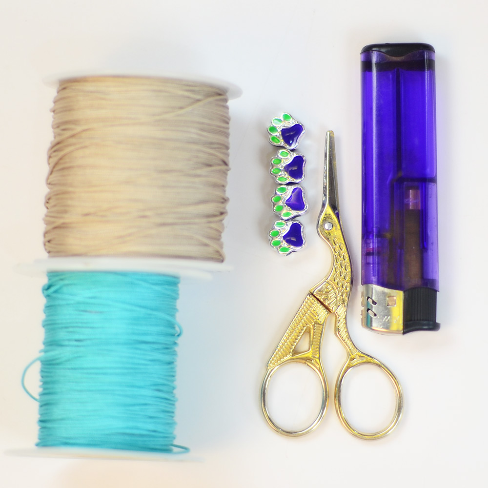 PandaHall Selected мастер-класс по плетению браслета из бусин в виде кошачьих лапок.-2