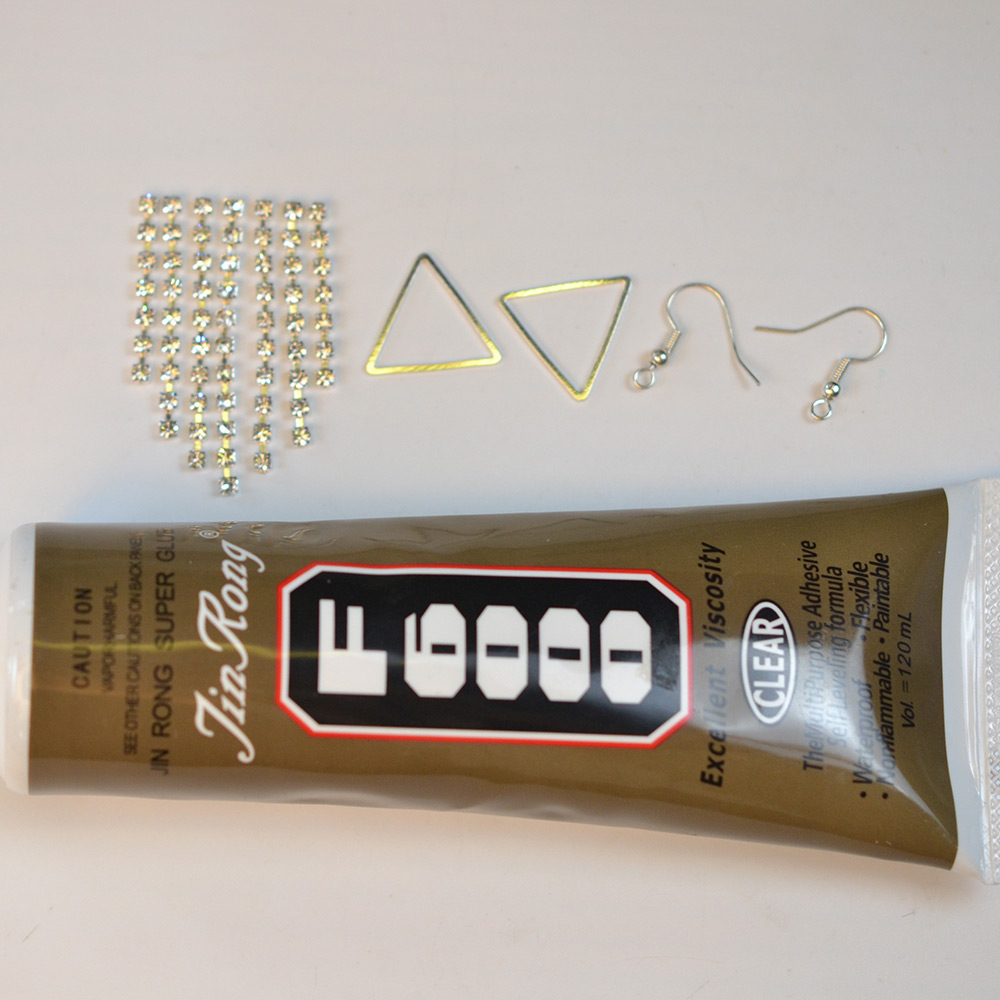 PandaHall Selected идея серег с кисточками с блестящими бриллиантами-2