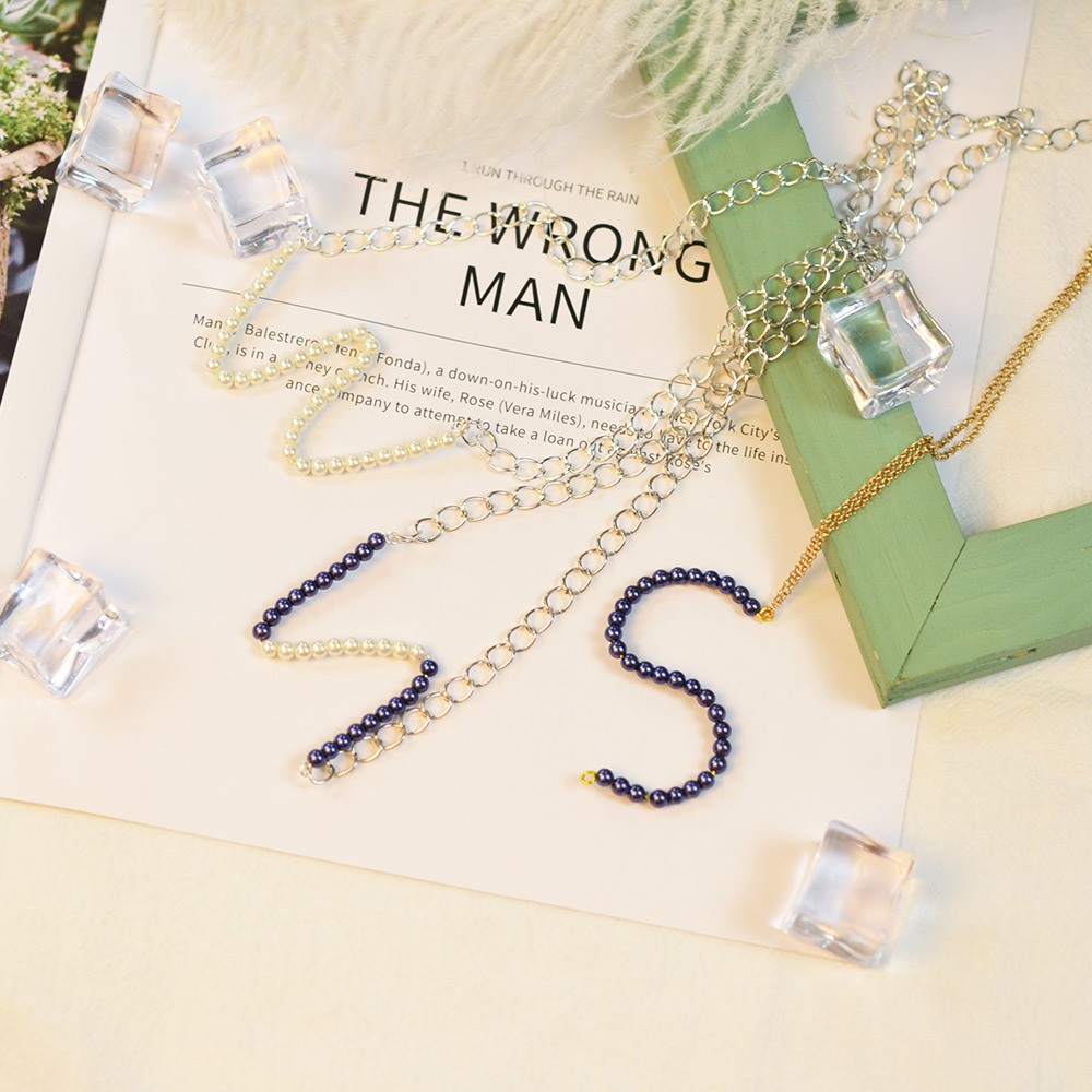 PandaHall Selected мастер-класс по изготовлению колье с подвеской в форме буквы-1