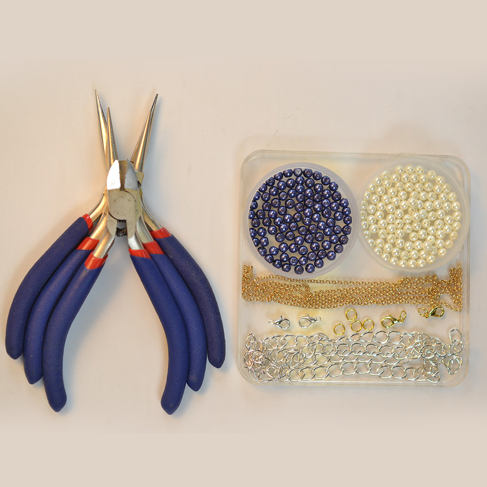 PandaHall Selected мастер-класс по изготовлению колье с подвеской в форме буквы-2