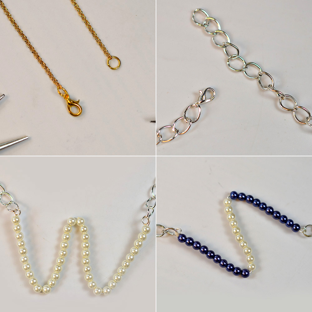 PandaHall Selected мастер-класс по изготовлению колье с подвеской в форме буквы-5