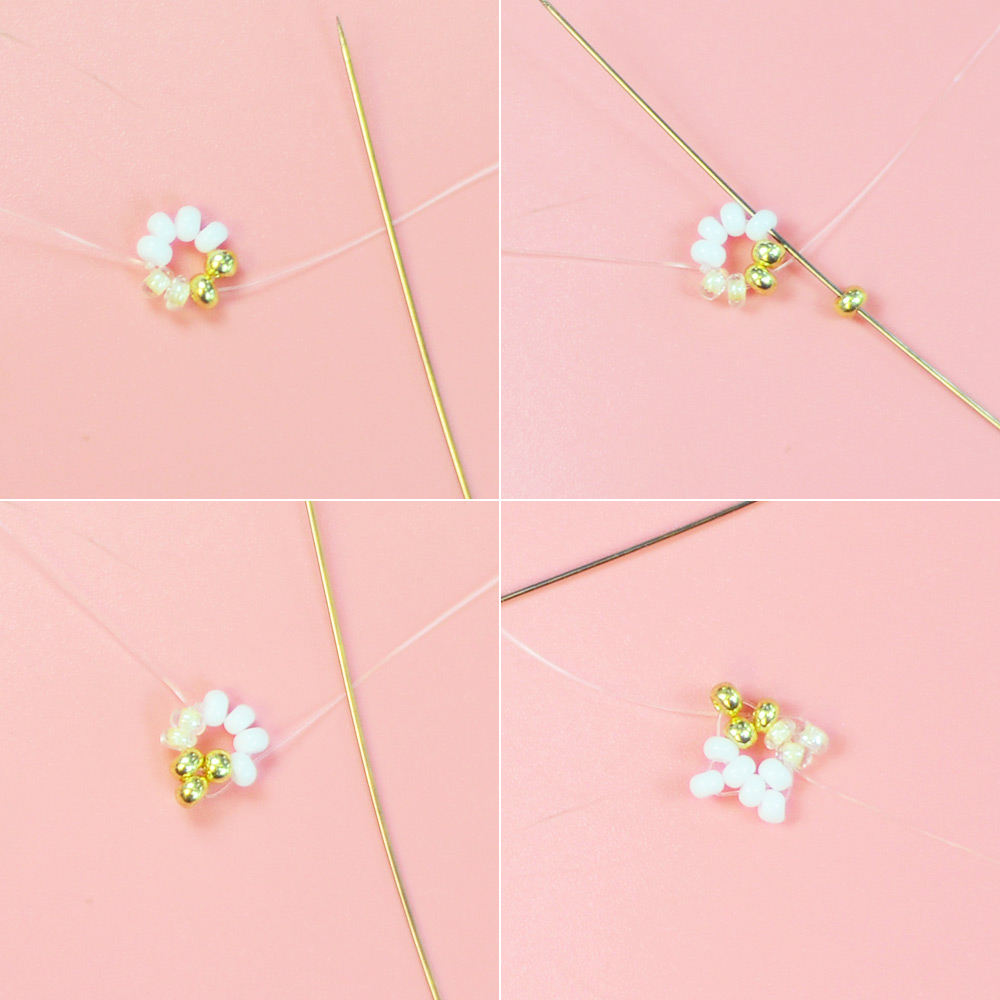 Браслет из бисера в винтажном стиле