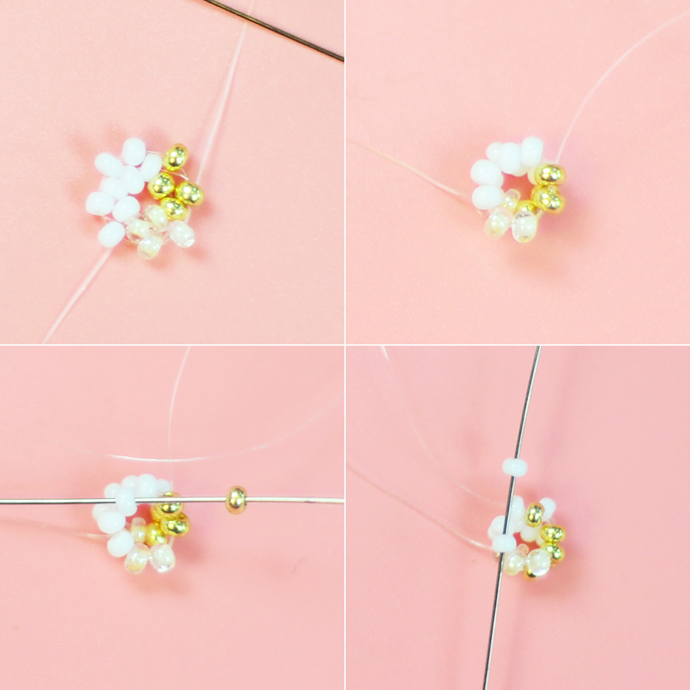 Браслет из бисера в винтажном стиле